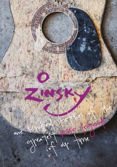 100 Sketches of the Greatest Music Legends of our Time by Zinsky - Book